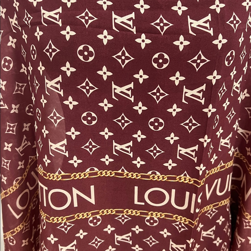 (( not authentic))NEW❤️LV Chiffon Shawl - Picture 4 of 17